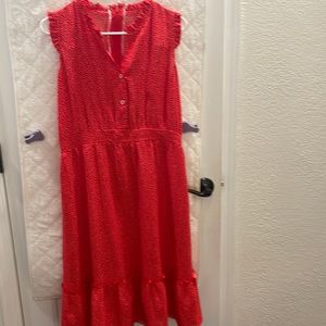 Sleeveless Floral Midi Dress